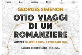 Georges Simenon osserva la Darsena. Milano, 1957 © Mondadori Portfolio/Mario Carrieri Georges Simenon osserva la Darsena. Milano, 1957 © Mondadori Portfolio/Mario Carrieri